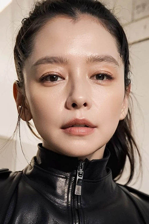 Best quality,masterpiece,ultra high res,(photorealistic:1.2),1girl,deep shadow,low key,(photorealistic:1.2),slim body,taiwan street alley,dynamic pose,face closeup,<lora:vivian_hsu:0.9>,