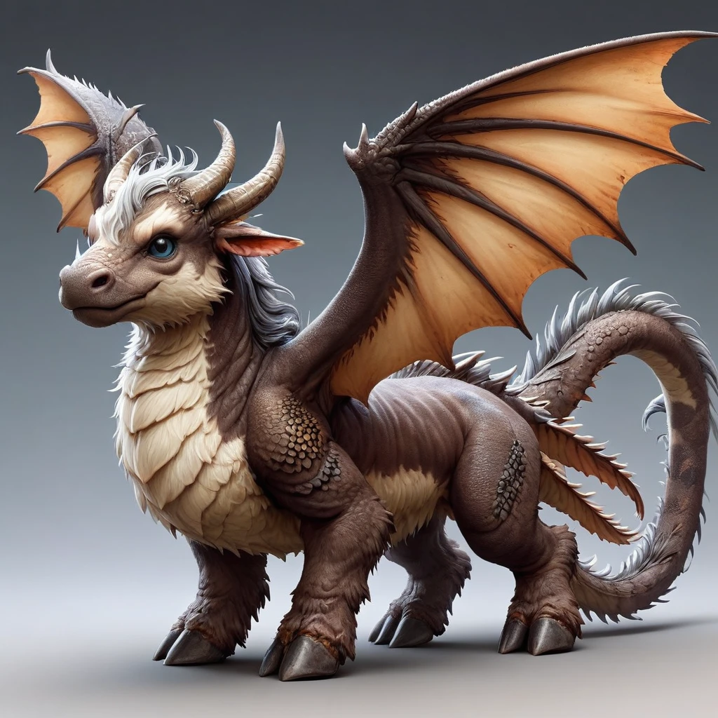 dragon, wyvern, wings,  <lora:Bovine_DNA_XL:1>, bovinedna