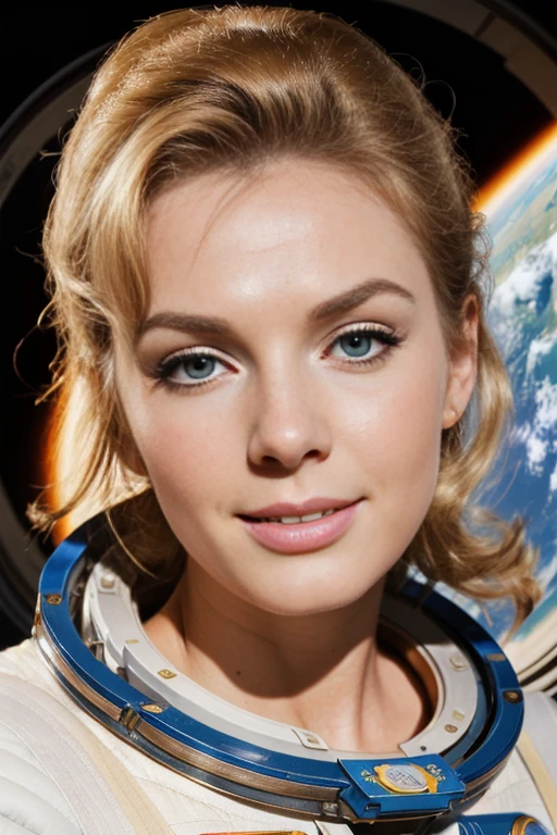 MarP3rTTXV1A,
a beautiful smiling woman posing for masterpiece photo in a space suit, (space station hall ambience:1.3),(1960s sci-fi art style:1.2),
(professional photo shooting), (high buget photo), (extremely detailed skin), (flawless skin), (model pose), (highly detailed facial features),
(perfect color grading), (High-quality textures and materials), (perfect lighting and environments), (accurate light and shadow effects), (perfect overall visual quality),
(natural light), (high quality photography), (intricate details), (8k), (HDR), (sharp focus), (medium view)