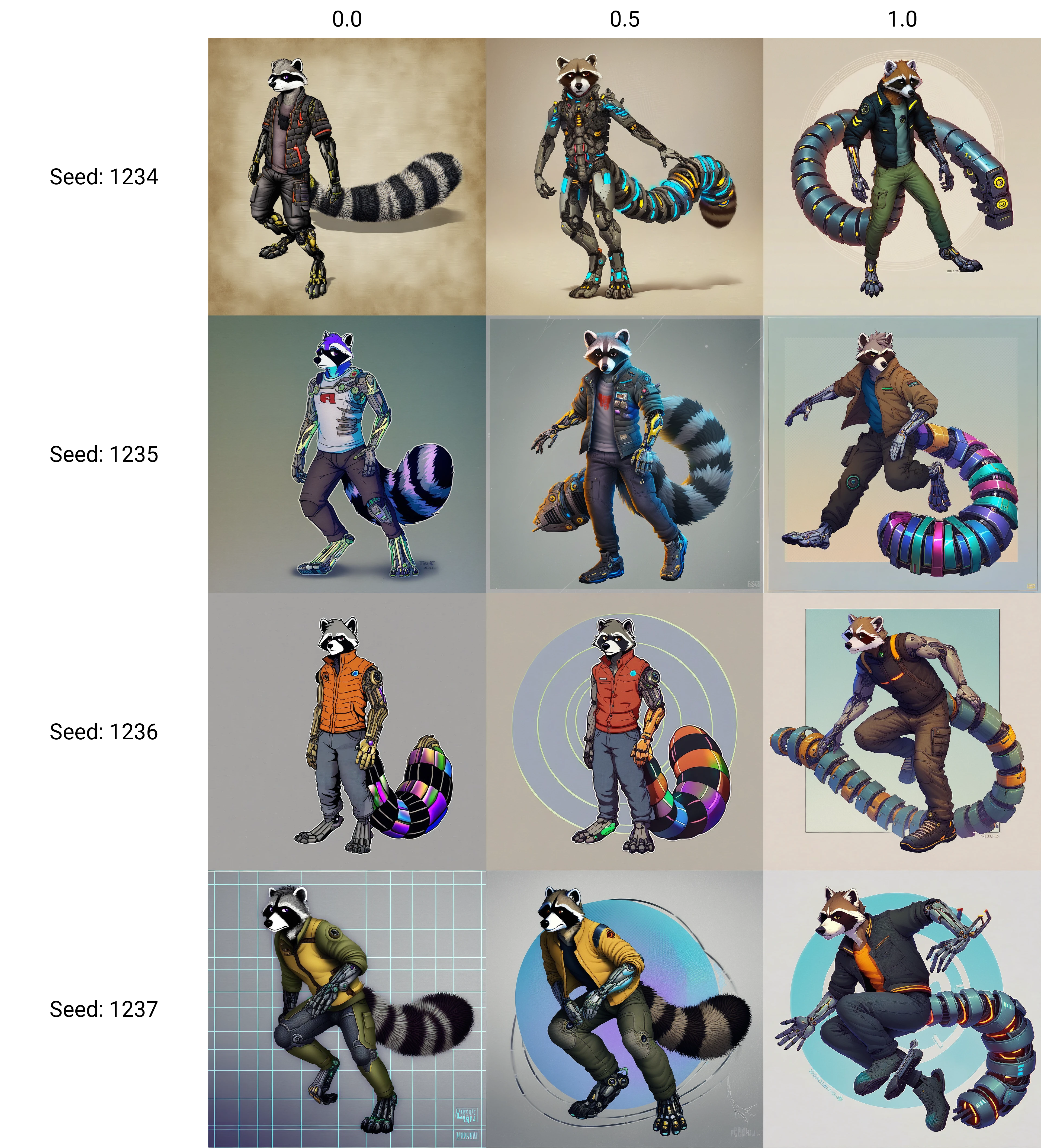 male, raccoon, full length portrait, detailed background, clothed, anthro, source_furry, cybernetic tail, cybernetic spine, cyberpunk, mechanical tail, purple <lora:PonyQuality_V3.3:0.0>
