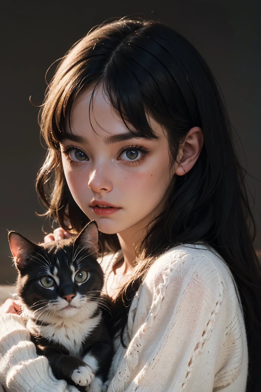 make a black kitten