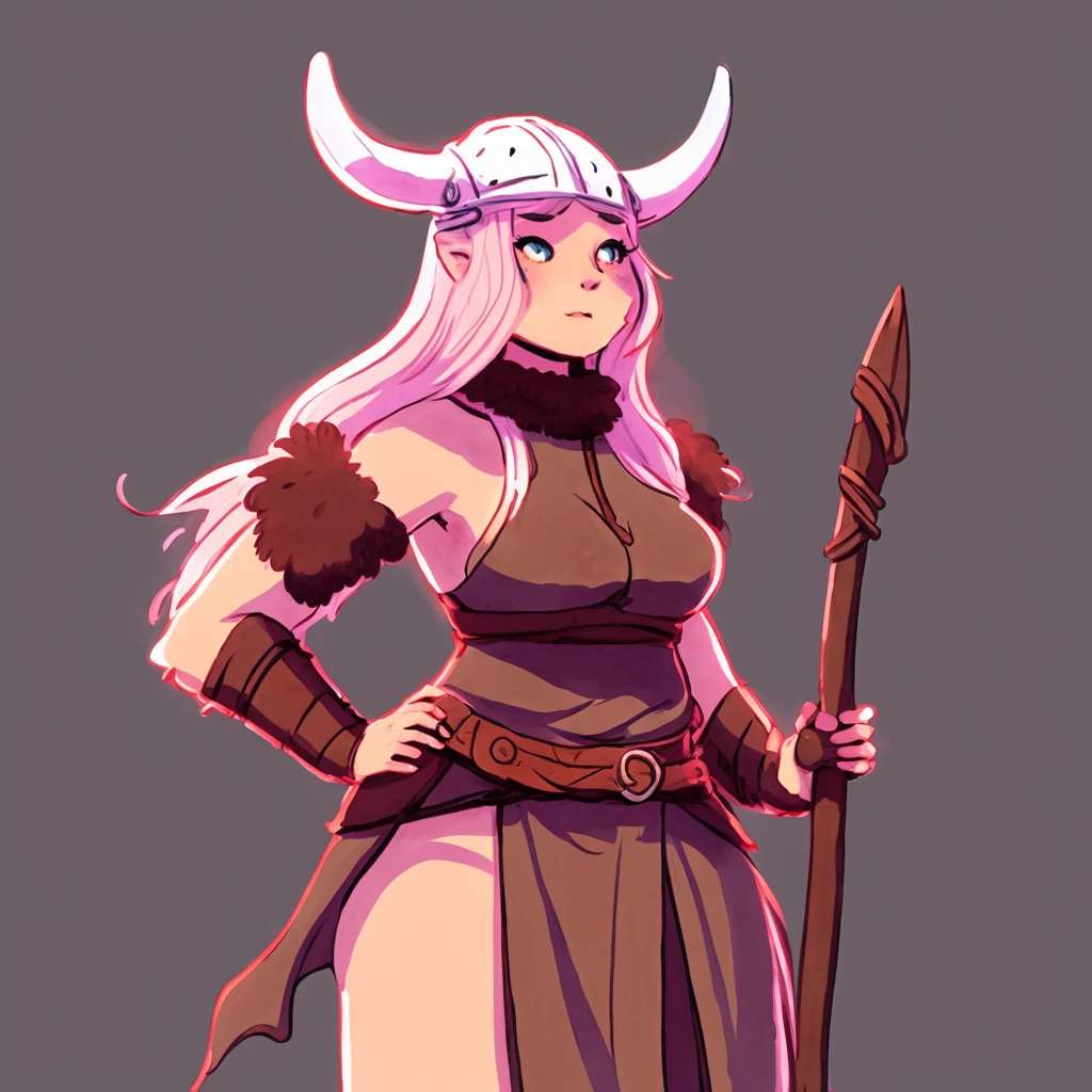 a viking faunesty <lora:Faune_v2-000065:1> flat colors