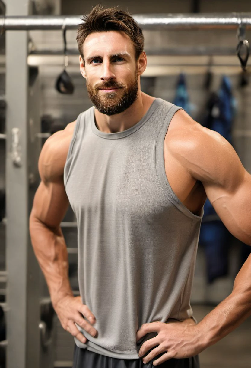 (RAW photo:1.4), Lionel Messi a man<lora:shaun-Lionel-Messi:1>, looking at viewer, smirk, full body, wearing tank top, sweating, towel around neck, standing, dark features, smooth, muscles, barefoot, ((steamy locker room setting)), intricate details, 8k, ultra-high-definition, (photo-realistic:1.3),(fit and sculpted physique:1.1), (accentuating his every curve:1.1), (subtle sheen and texture:1.2), (soft and brightly lit:1.2), (muted color palette:1.1),