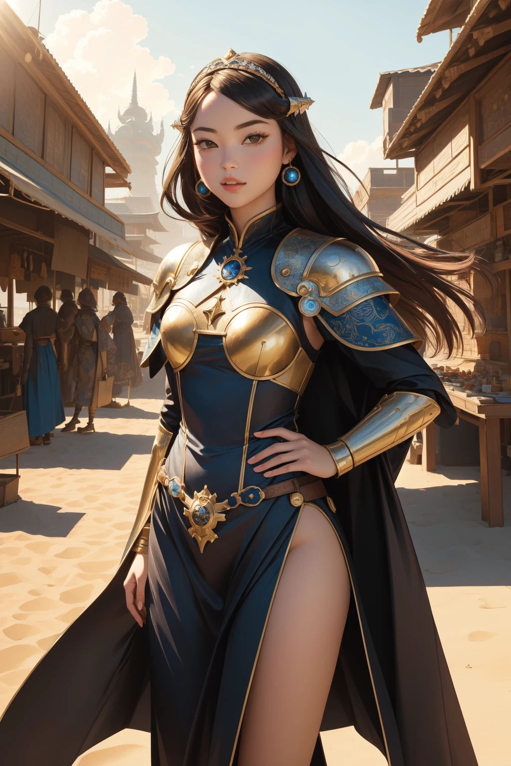 1girl, (dark art by Don Northup:1.1) and (Li Chevalier:1.2) and (Hendrik Hondius:0.9) and (Ambrosius Bosschaert:0.9) , 8k, Atompunk, majestic, geometric patterns, landscape of a Nervous Insensitive ([Westeros|Kuromon Ichiba Market]:1.3) from inside of a Kenya, lush cityscape and beach, Sun in the sky, Dynamic, Amusing, elegant, Beautifully Lit, Zoom lens, Fujifilm Superia, sunbeam, Golden ratio, extremely hyper aesthetic, hyperdetailed