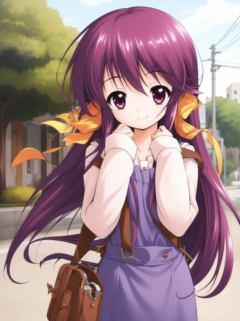 <lora:HeartfulCafe:0.8>, kousaka_chika, 1girl, solo, ribbon, bag, smile,
masterpiece, high quality, very_high_resolution, large_filesize, full color,