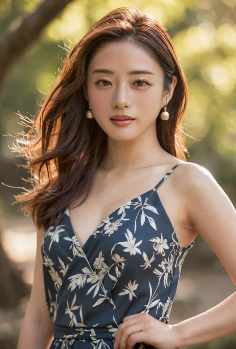 UHD, 4k, ultra detailed, cinematic, a photograph of (masterpiece,best quality,ultra highres:1.1),uncensored,prefect lighting,side_light,rating_explicit,(blurry_background:1.3),BREAK 
beautiful face,exquisite face,sweat and pure,
1girl 18yo is japan actress,
<lora:neg4all_bdsqlsz_xl_V7:1>,<lora:RMSDXL_Enhance:1> 
<lora:sylm_XL_0:1>,sylm,satomi_ishihara,
makeup,portrait,(very long hair:1.2),
(Wrap_dress:1.4),(Strappy_block_heels:1.3),(Tassel_earrings:1.2),
outdoors,svenice,, epic, beautiful lighting, inpsiring