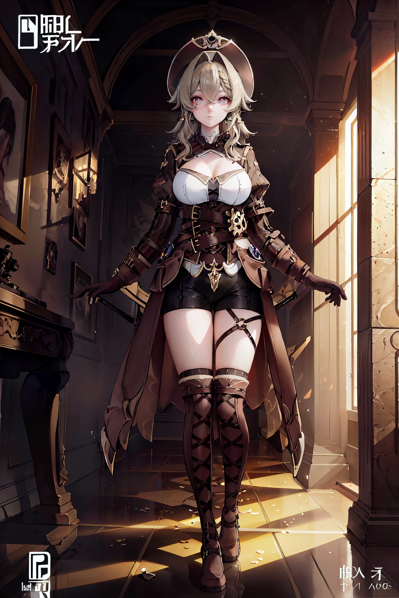 A adult mother of a family A mother of a family Victorian steampunk automaton naked tall blonde-haired and curvaceous lovely Mother standing at attention shutdown waiting with straight body and expressionless face in a warehouse of steampunk london in the dark at night, animeVictorian steampunk automaton winter-robed tall blonde-haired and curvaceous lovely Mother standing at waiting in a warehouse of steampunk wintering london, anime