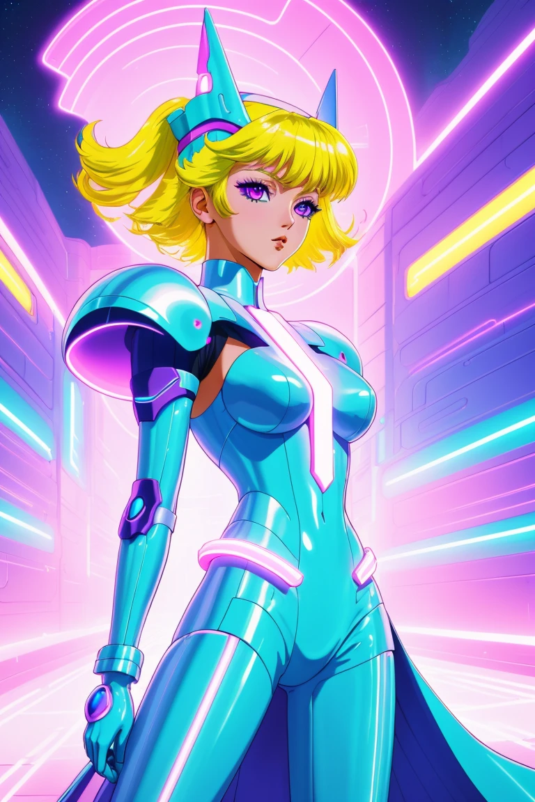 Imagine Princess Peach as a reveled woman with tattoos from a crime neighborhood in a city and a cyber-punk era