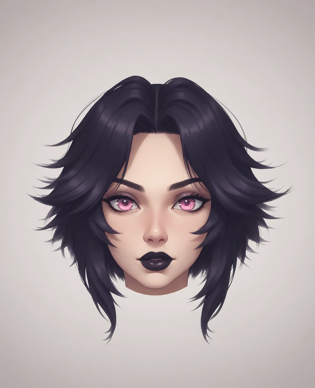 score_9,score_8_up,score_7_up,score_6_up,score_5_up,score_4_up
BREAK only_head,head of najimi osana, pink eyes,makeup,black lipstick <lora:sdxlpony_onlyhead-v2:1> <lora:pytorch_lora_weights:1>