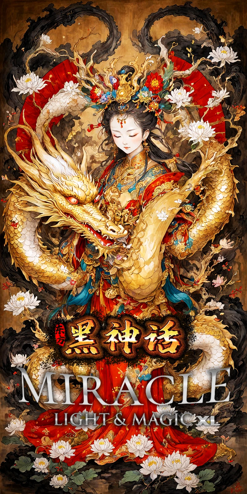 AiARTiST-Golden east 东方黑神话 国风插画多态LORA模型 SDXL v20240101