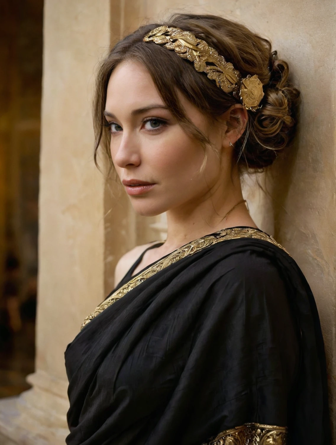 painting by Alphonse Mucha,
claireforlani, intricate details,
wearing black and gold toga, greek palace
<lora:add-detail-xl:1>
<lora:Claire Forlani_SDXLBase:0.6>
<lora:DetailedEyes_V3:1>
<lora:PerfectEyesXL:1>
<lora:fix_hands:1>