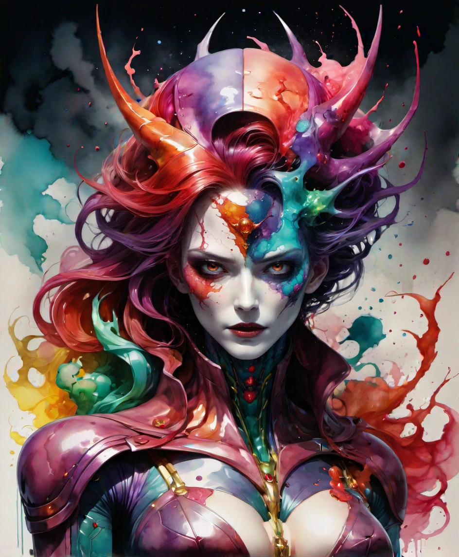 character,villain,art by yoshitaka amano and alberto seveso,in the style of pemo,masterpiece, <lora:PatricieMurcianoXLStyle-000003:0.7>