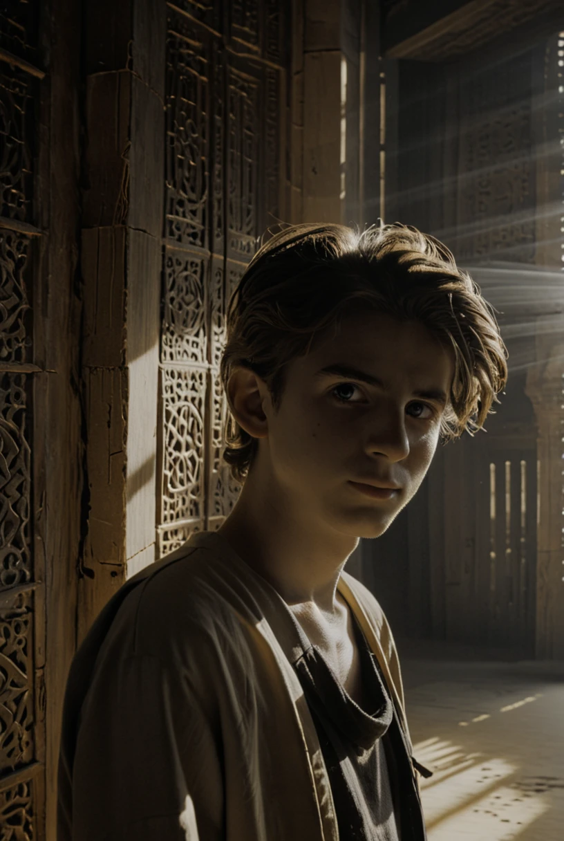 1boy looking into camera, eastern architecture
reflections, dark lighting, light rays, beams of light, realistic, high quality photo, 4k, 7-dune
<lora:xl_more_art-full_v1:0.3> <lora:add-detail-xl:0.5> <lora:Dune Style v1.0:1>