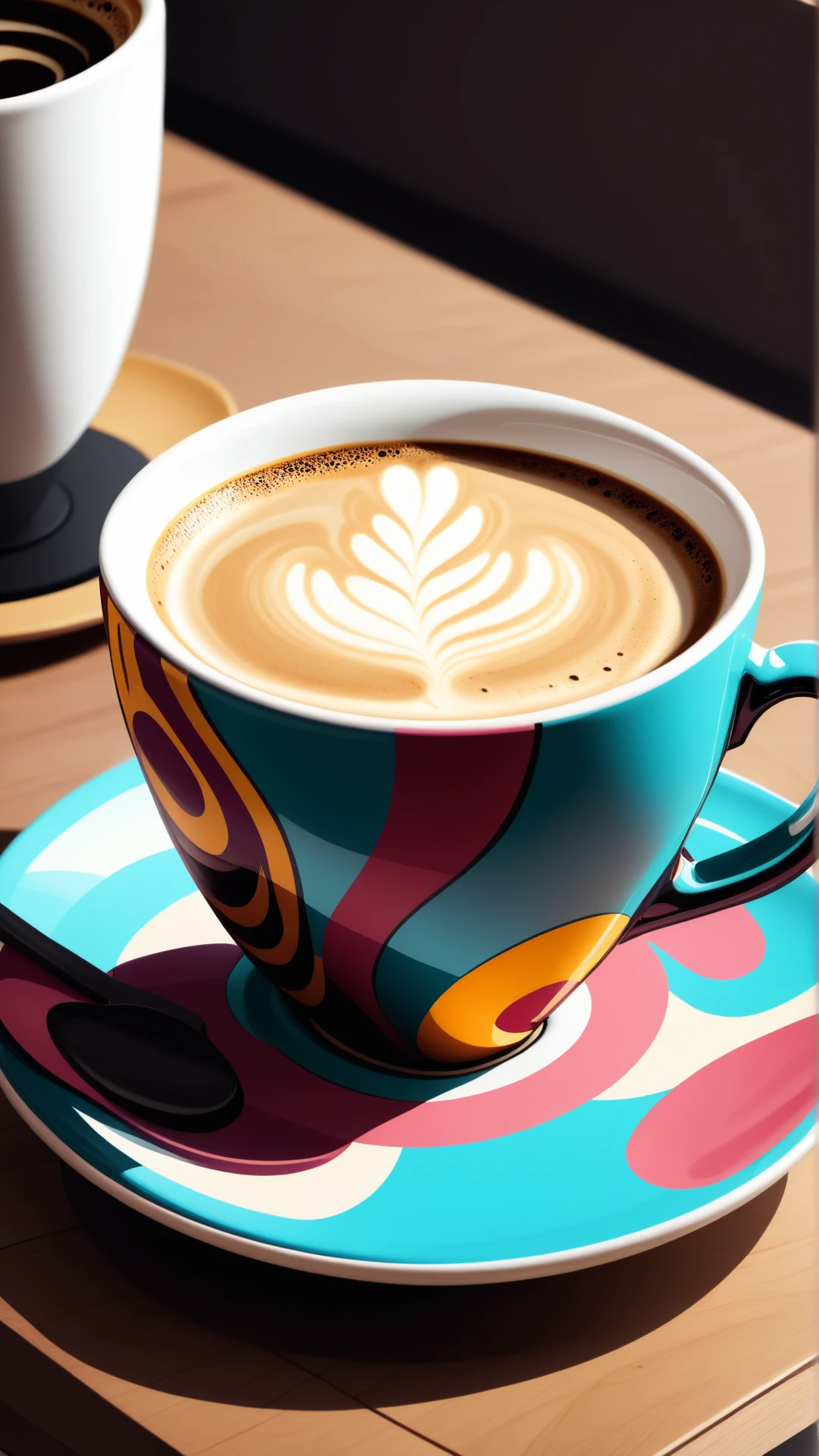 <lora:AbstractPatternStyleXL:1>AbstractPatternStyle cup of coffee, (Masterpiece:1.3) (best quality:1.2) (high quality:1.1)