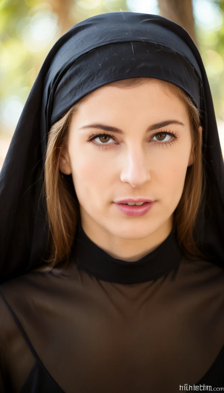cinematic film still kristenscott as a nun <lora:kristenscott:0.8> . shallow depth of field, vignette, highly detailed, high budget, bokeh, cinemascope, moody, epic, gorgeous, film grain, grainy