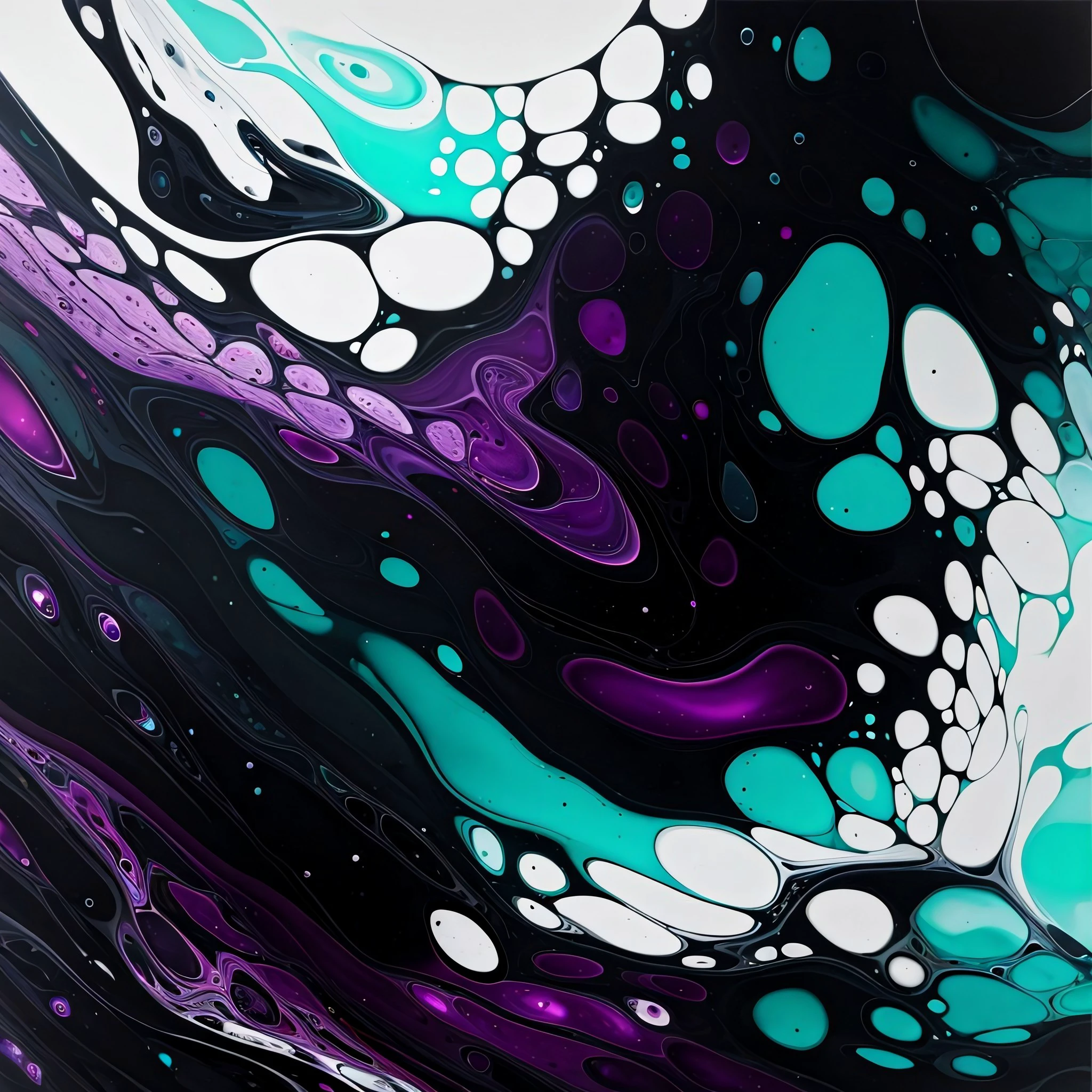 (masterpiece, top quality, best quality, official art, beautiful and aesthetic:1.2), acrylicpourpainting, black, white, cyan, magenta <lora:AcrylicPourPainting:1.0>