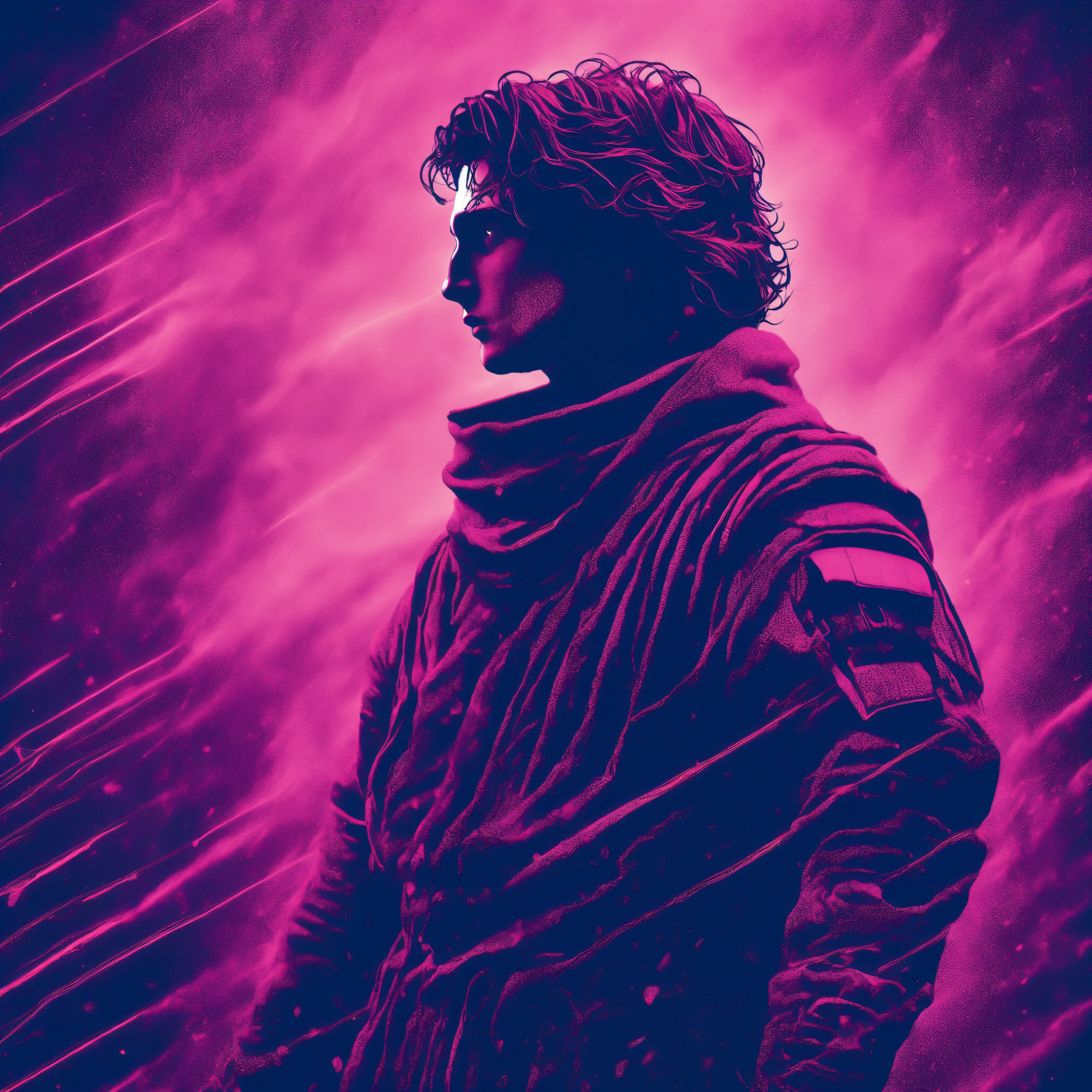 {
"prompt": "Neon ascii_art, sideview,Timothee Chalamet as Paul Atreides, Katsuhiro Otomo Style, eyes visible, huge neon Art Painting from hanging at wall, Fighting stance, medieval inspired detailed Wall Art, very detailed, hd, foggy, smoke, dimmed backlight, PEHighContrast, floating particles, dynamic Scene",
"negative_prompt": "",
"prompt_expansion": "",
"styles": "[]",
"performance": "Quality",
"steps": 36,
"resolution": "(2048, 2048)",
"guidance_scale": 4,
"sharpness": 2,
"adm_guidance": "(1.5, 0.8, 0.3)",
"base_model": "SDVN7.safetensors",
"refiner_model": "None",
"refiner_switch": 0.5,
"sampler": "dpmpp_2m_sde_gpu",
"scheduler": "karras",
"seed": 2928075857593296340,
"lora_combined_1": "TimotheeChalametasPaulAtreides.safetensors : 1.0",
"metadata_scheme": false,
"version": "Fooocus v2.2.1"
}