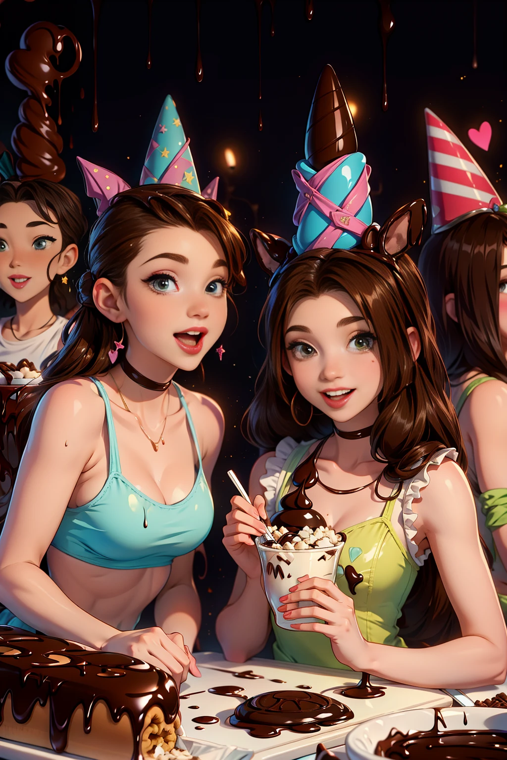 <lora:ChocoCerealWorld:1>ChocoCerealWorld  ( party friends :1.4)  <lora:people_count_slider_v1:2.0>