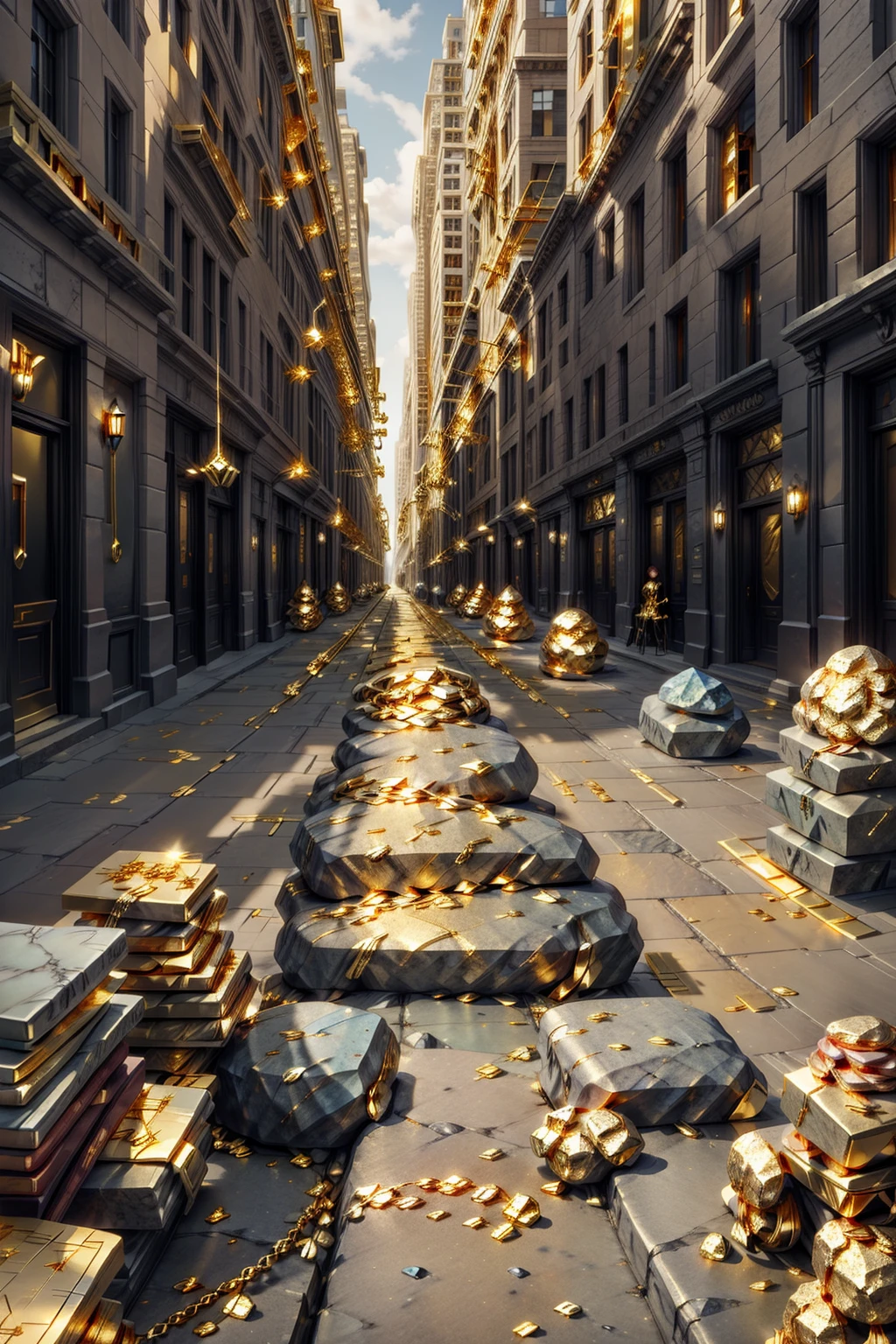 <lora:StoneAndGold:1>(StoneAndGold:1.3) (books city:1.2)