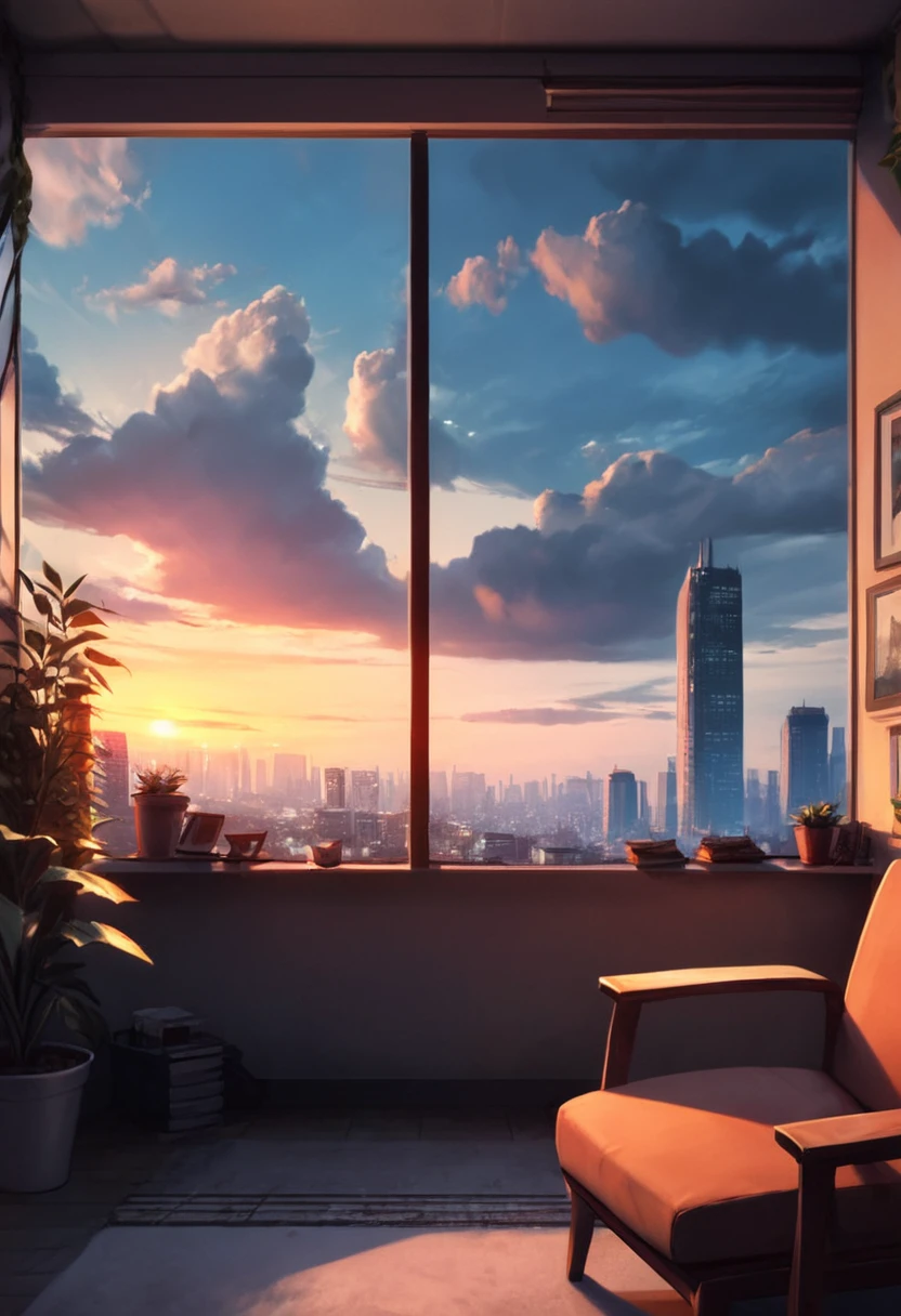 masterpiece,best quality, highly detailed, score_9, score_8_up, score_7_up, score_6_up,source_Anime, rating_explicit detailed,<lora:xl_more_art-full_v1:0.8>,
BREAK
, <lora:darkstyle:0.8>neodark, scenery, plant, cityscape, cloud, sky, chair, city, window, skyscraper, indoors, building, night, city lights, cloudy sky