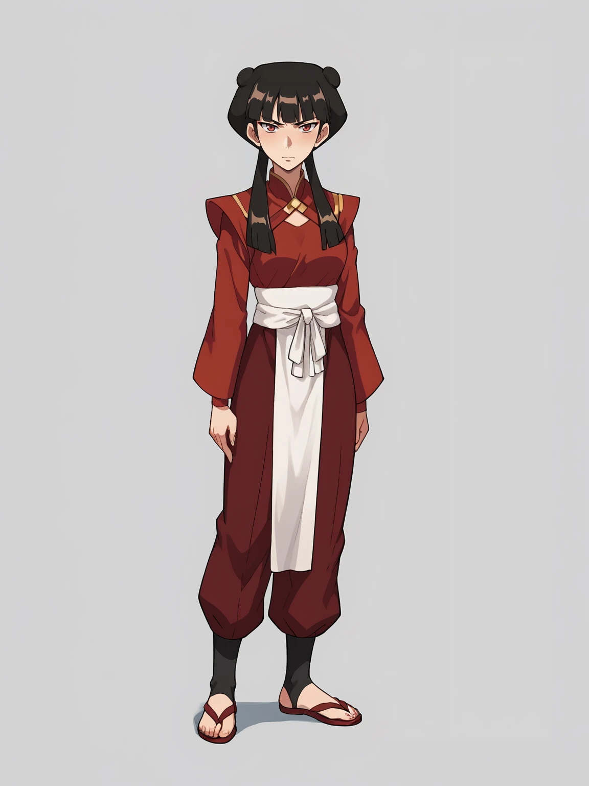 score_9, score_8_up, score_7_up, score_6_up, score_5_up, score_4_up, BREAK, source_cartoon, source_anime,
1girl, mai,
solo, full body, standing, looking at viewer, simple background <lora:MaiXL:1>