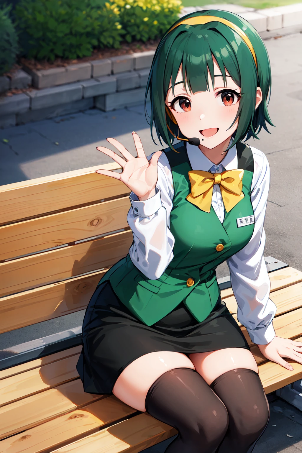 extremely detailed,
(Ellen 18-years-old, short dark layered hair, Brown-eyed, small breast:1.0), hair clips
Fantasy green rogue outfit, street , night , squat, licking penis, blowjob