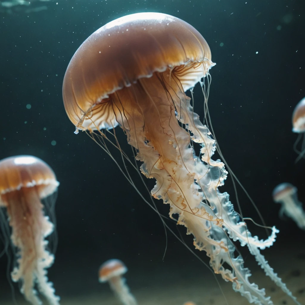 jellyfish,

, low quality, bad quality, amateur photography, snapchat still, blurry photo, motion blur

,cinematic film still

,Kodak Vision3 250D Film Stock Footage Style, shallow depth of field, vignette, highly detailed, high budget, bokeh, cinemascope, moody, epic, film grain, grainy
