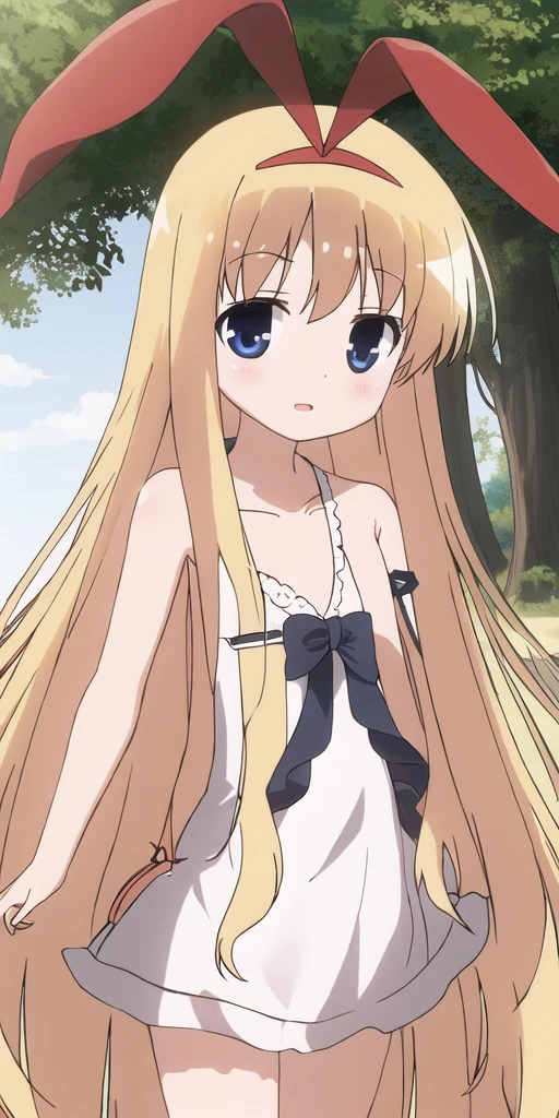 <lora:Amae_Koromo_V9:1>,amae koromo,red rabbit ear,red hairband,slender man,