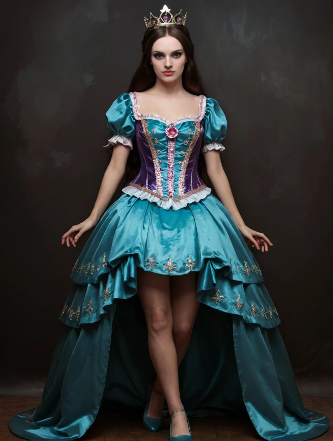2d (illustration:1.2) by (Eugen Bracht:1.2),
alygoblinqueen wearing princesspunk clothing
<lora:add-detail-xl:1>
<lora:aly.goblinqueen_V1_SDXLBase:1>