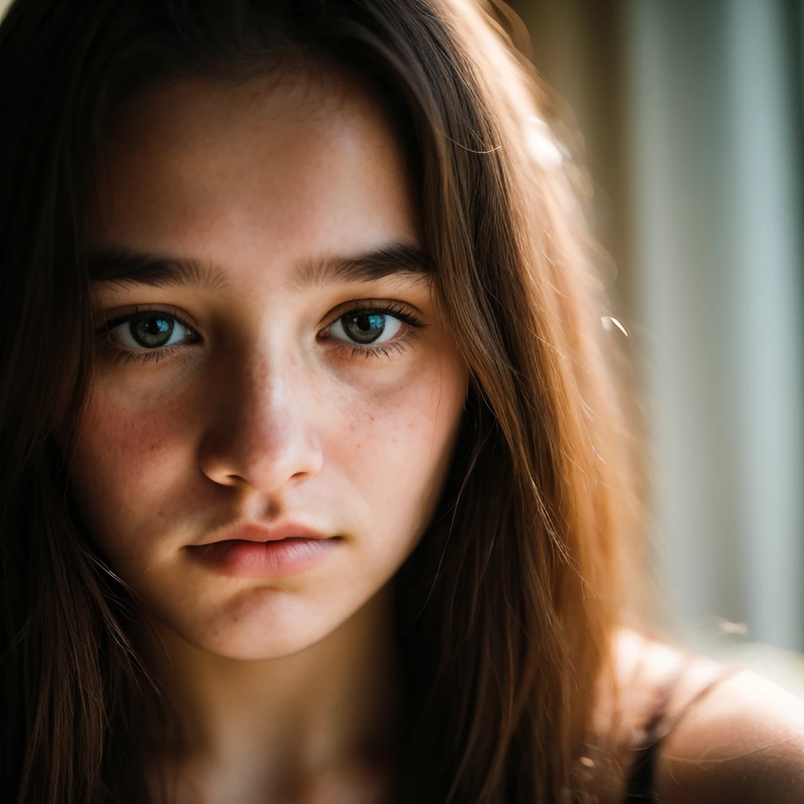 A photo of young pretty 18 years old girl, half cat face, cinematic, sharp focus, intricate, dramatic light, (abstract narrative:1.1), Canon EOS 5D Mark IV, high emotional impact, experimental photography