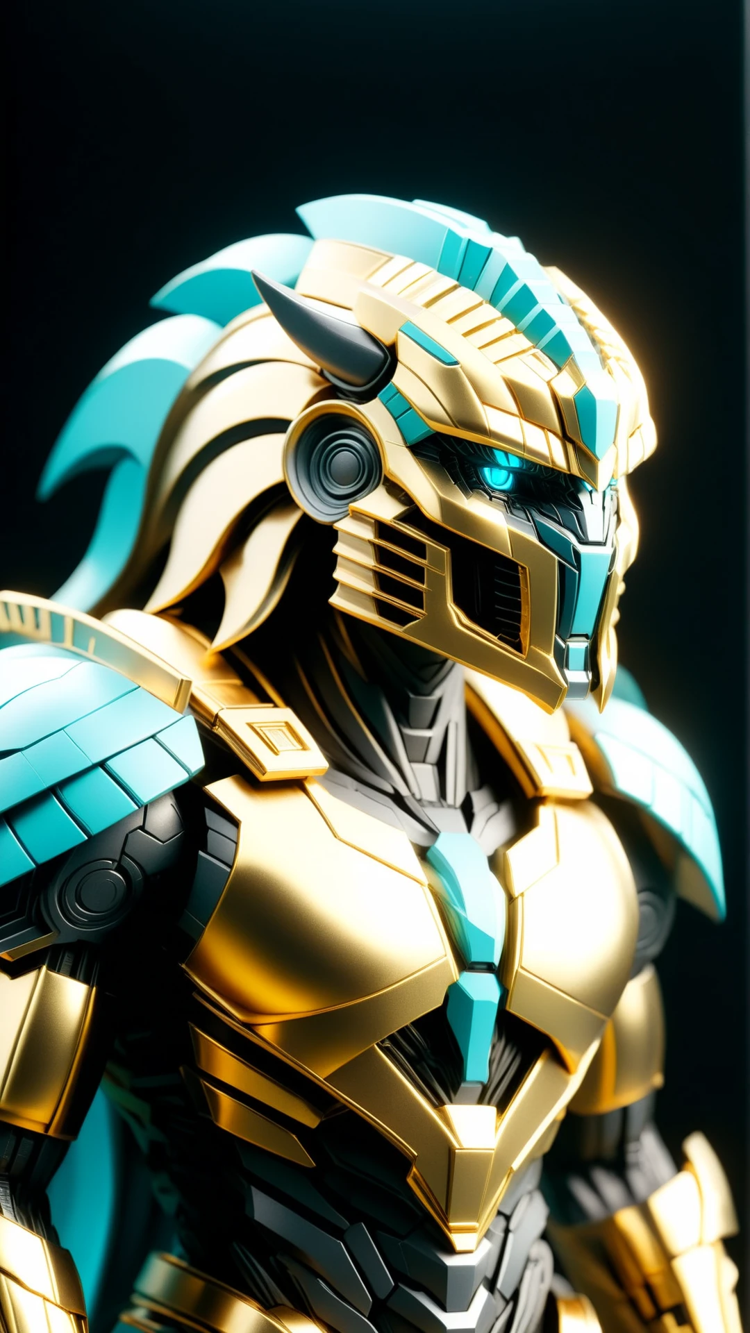 <lora:TransformersStyleXL:1>TransformersStyle Turquoise Gold male jagras, necromancer
, tech, sci-fi, technology, metallic, 24mm, (analog, cinematic, film grain:1.3), Bokeh DOF, (Masterpiece:1.3) (best quality:1.2) (high quality:1.1)