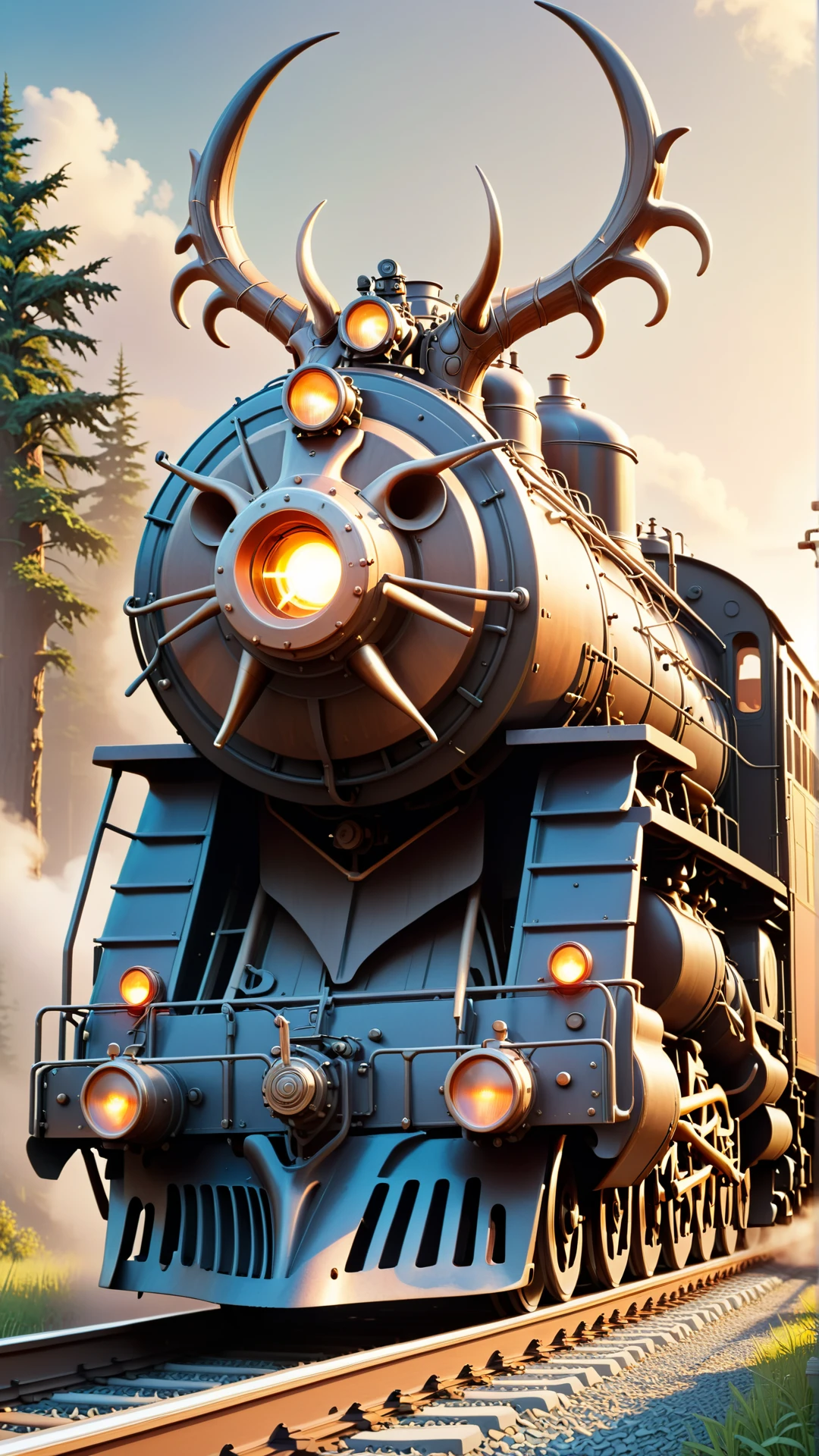 <lora:HornyfierXL:1>Hornyfier locomotive train, (Masterpiece:1.3) (best quality:1.2) (high quality:1.1)