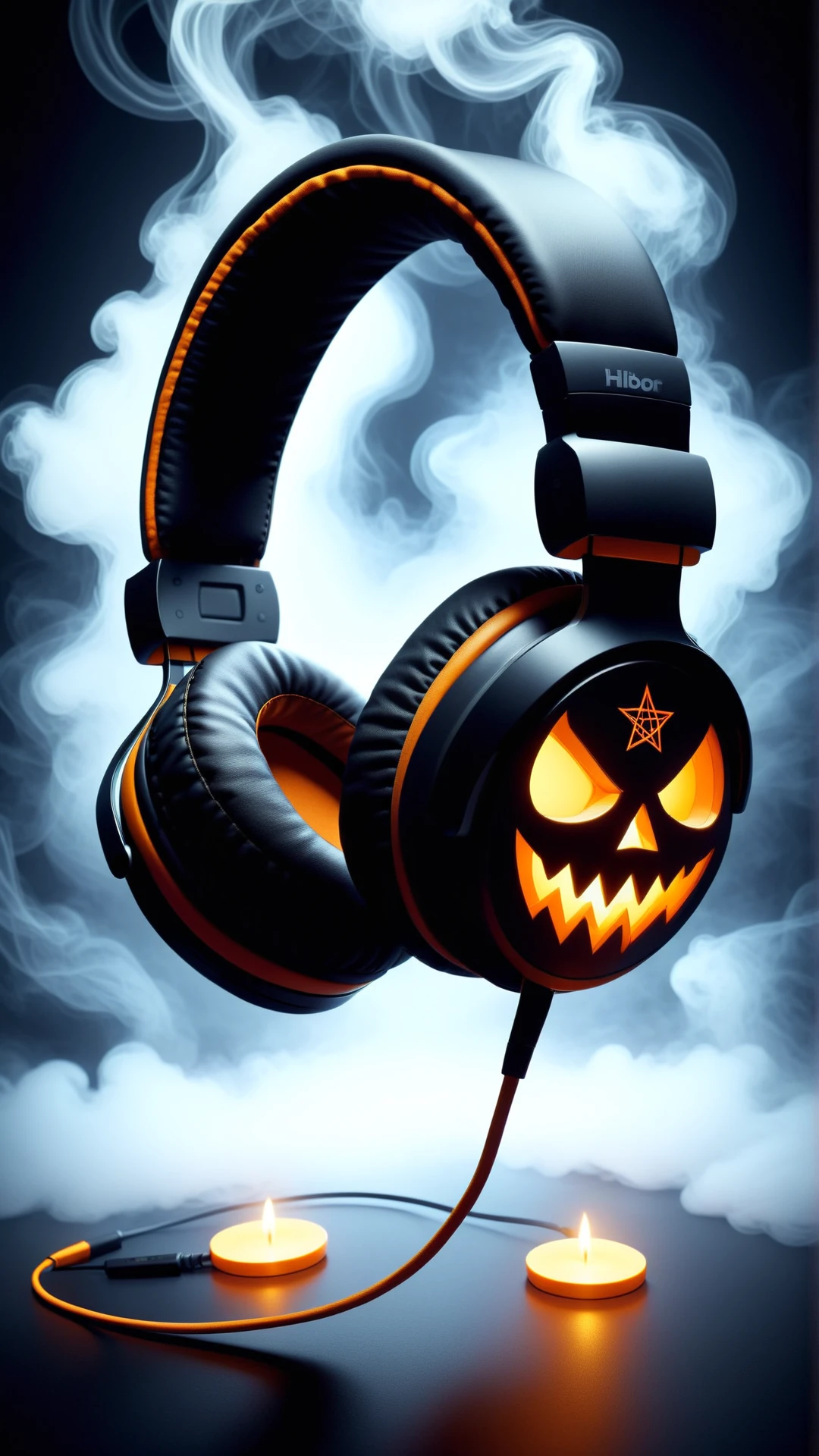 <lora:HalloweenGlowStyleXL:1>HalloweenGlowStyle Headphones, horror \(theme\), dark, atmospheric, night, glow, (Masterpiece:1.3) (best quality:1.2) (high quality:1.1)