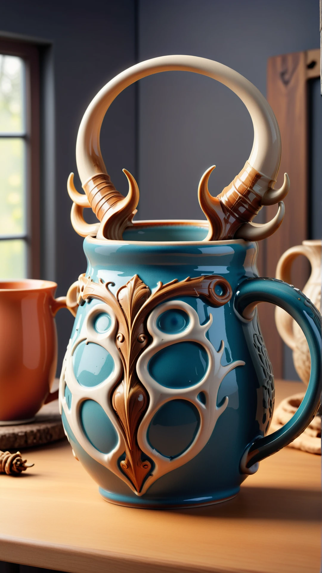 <lora:HornyfierXL:1>Hornyfier handmade ceramic mug, (Masterpiece:1.3) (best quality:1.2) (high quality:1.1)