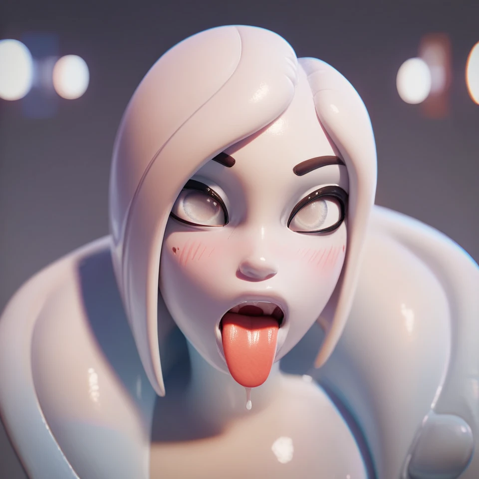 score_9, score_8_up, score_7_up, score_6_up, score_5_up, score_4_up,
BREAK
 <lora:VRAMsAirie:0.9> vramsairie, headshot, closeup, colored skin, white skin, monster girl, white eyes, 1girl, white  background, white hair, opalescent, bokeh, open mouth, tongue out, drooling, looking at viewer, blush, from above, extreme angle, panting, begging, cropped