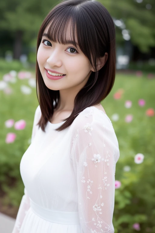 (highest quality,masterpiece:1.3,Ultra-high resolution),(Very detailed,Caustics,8k),(Realistic:1.4,RAW shooting),1 girl,Sit on the grass,(Holding a can of beer in your hand),(smile),(blush),(Watery eyes),Looking into the camera,Age 25,cute,Japanese,Natural brown medium hair,(White blouse),Black Skirt,glamorous,(Big Breasts),(breast focus),(Boobs close up),darkness,Cherry tree,Illuminated night cherry blossoms,Professional Writing,(Bust up shot),(Low position),(Low Angle)