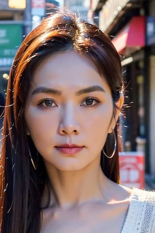 Best quality,masterpiece,ultra high res,(photorealistic:1.2),1girl,deep shadow,low key,(photorealistic:1.2),slim body,japanese street alley,dynamic pose,face closeup,<lora:ella_chen:0.9>,
