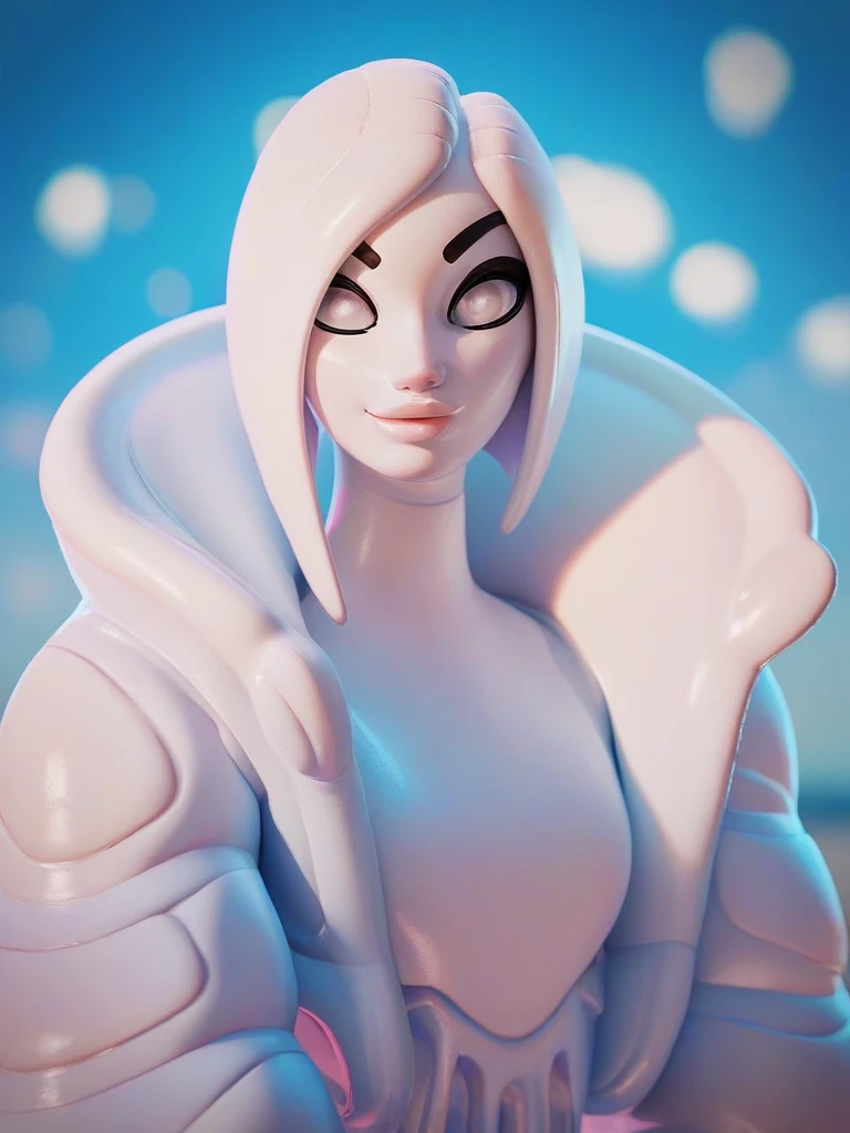 score_9, score_8_up, score_7_up, score_6_up, score_5_up, score_4_up,
BREAK
<lora:VRAMsAirie:0.9> vramsairie, colored skin, white skin, monster girl, white eyes, solo, white background, white hair, opalescent, bokeh, looking at viewer, blind, flirting, posing