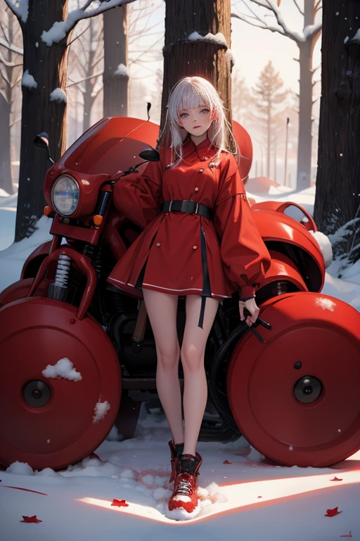 <lora:RedSnowWorld:1.0> (RedSnowWorld:1.1) 1woman cyber walking forest