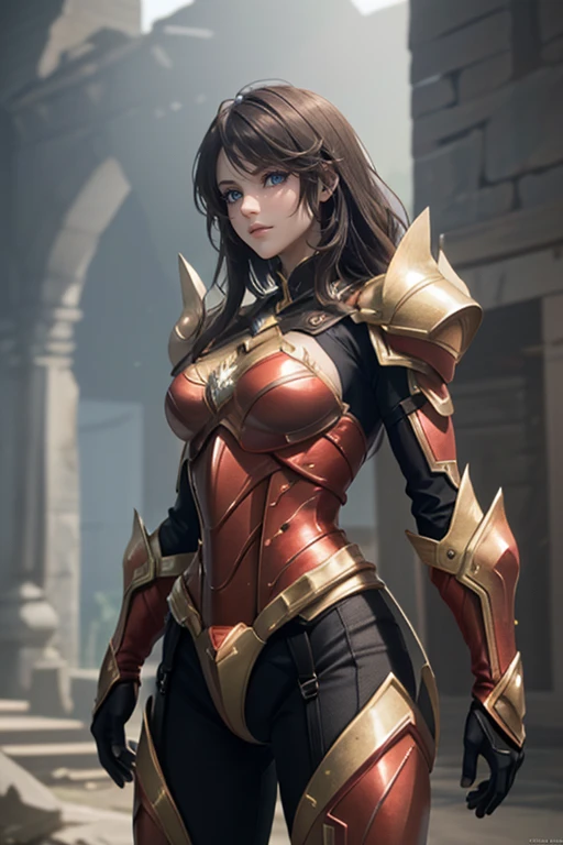 hxarmour,1girl,(red armour:1.3),moutain,Hands above the head,<lora:HXarmour_014:0.6>,, ultra-detailed,extremely delicate and beautiful,(by exquisite colors block),masterpiece,best quality,unreal engine 5 rendering, light,movie,movie specffects,detailed details,HDR,UHD,8K,CG wallpaper,
