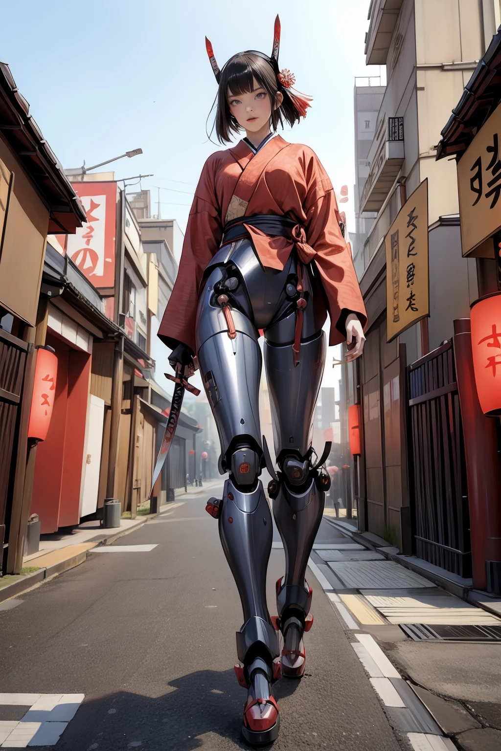<lora:JapaneseKatana:1.0>   (JapaneseKatana:0.8) (huge robot walking in tokyo:1.2)