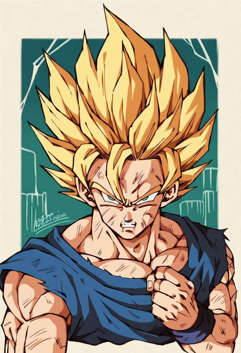 score_9, score_8_up, score_7_up, score_6_up,rating_questionable,((Solo:1.0)),(goku,sayan1), (super expresive), ultradetailed, masterpiece, best quality, highres