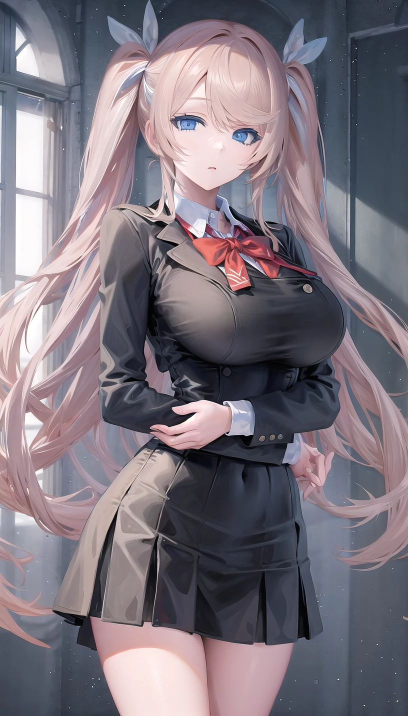 (school uniform:1.28),
cowboy shot,
highres,official art,original,masterpiece,best quality,
(large breasts),
<lora:Stella:0.8>