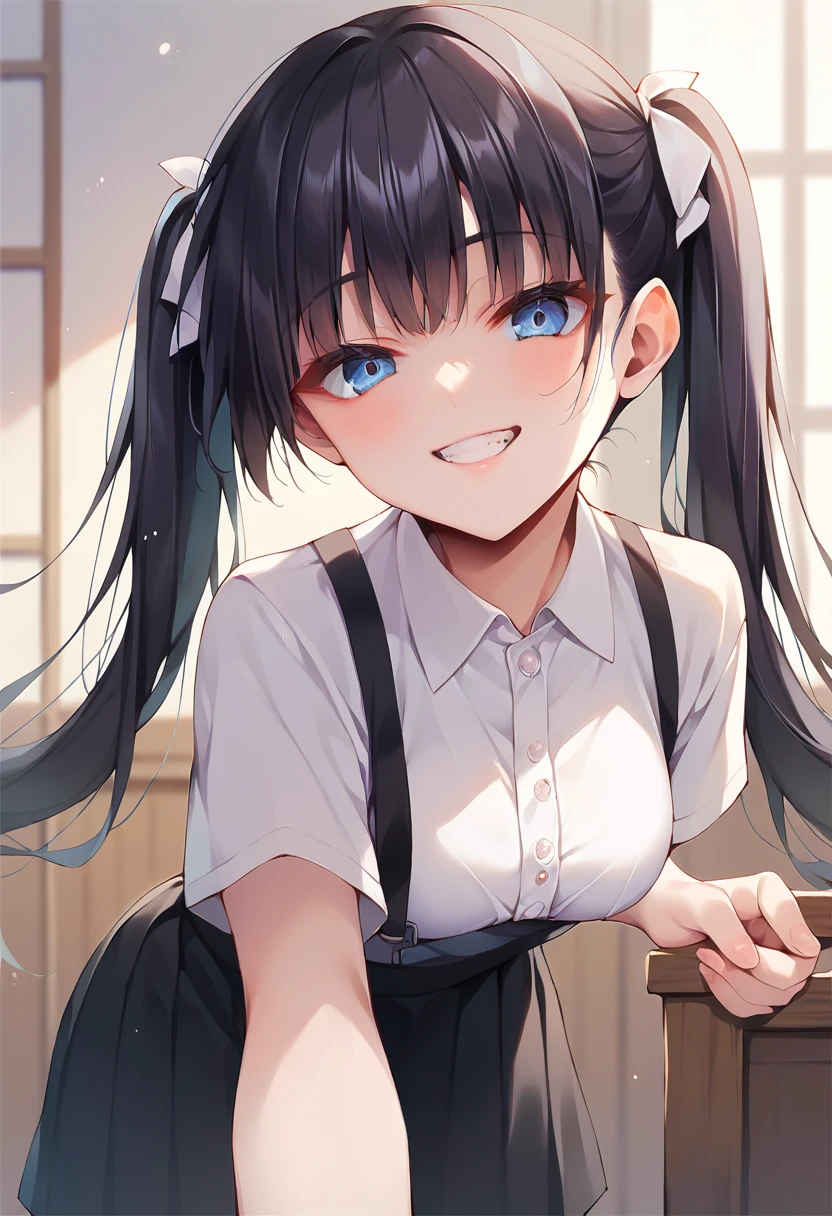 anime girl sitting on a bench with her hand on her shoulder, kantai collection style, anime moe artstyle, anime visual of a cute girl, cute anime girl, small curvy loli, young anime girl, loli in dress, (anime girl), marin kitagawa fanart, cute anime waifu in a nice dress