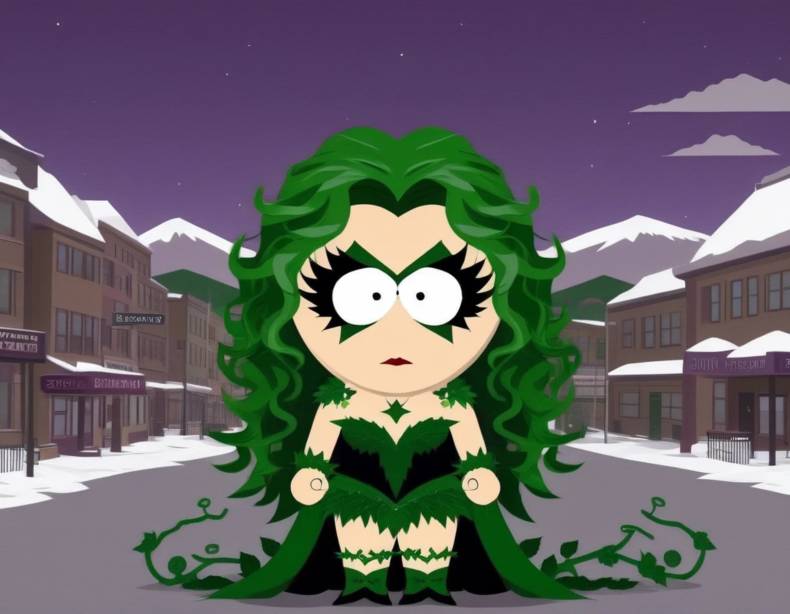 SouthParkRay, Poison Ivy, south park background