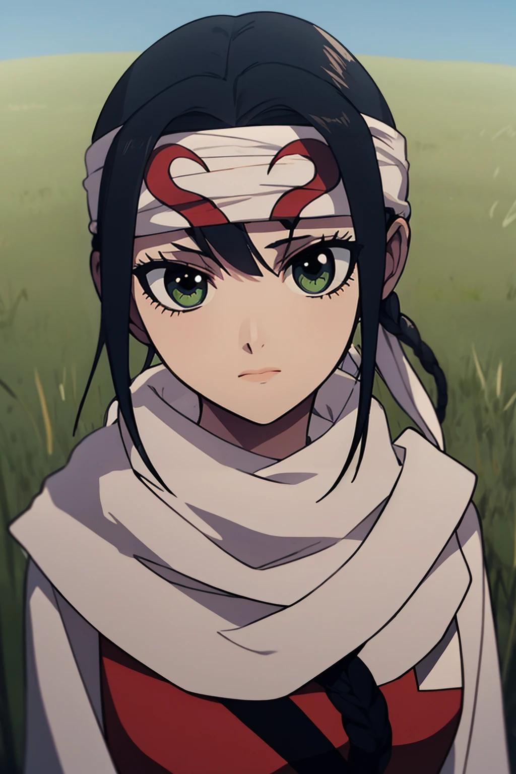 Top image quality,((NSFW)),((Bukkake)), (Eye of the Heart, Ahegao,Embarrassment), (masutepiece, 8K,Very detailed), 1girl , (kyoukaikingdom),green eyes,black hair,long white headband, ((underboob)), thin breasts, KyouKai, (Eye of the Heart, Ahegao, Torogao,Embarrassment), Bed,,Povfellatio,1boy, ,irrumatio, oral, Solo Focus, Saliva,cum in mouth