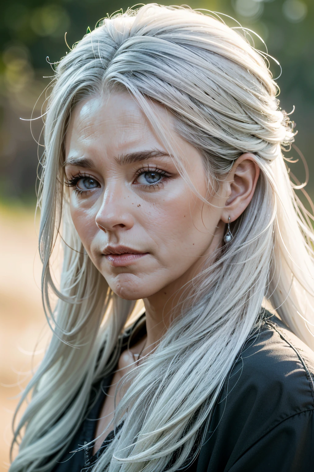 ((ultra detailed, masterpiece, absurdres))
<lora:TWDCarol:0.8>
TWDCarol, long hair, white hair, simple background, portrait