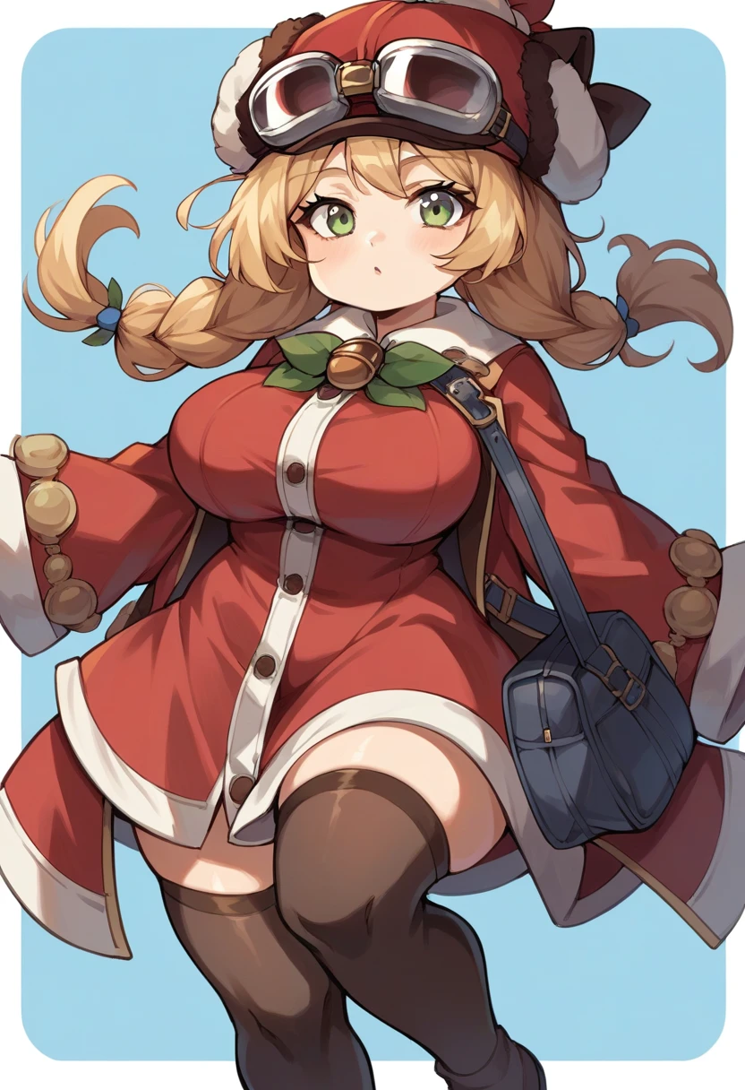 (masterpiece, best quality:1.2), solo, 1girl, obese raphtalia, smile, looking at viewer, cute pose, obese body, sexy christmas bikini, pantyhose, raccoon tail, indoors