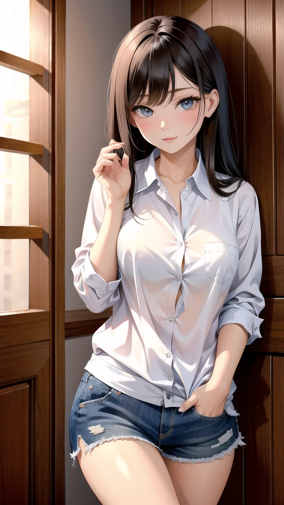 clothed, sexy pose,