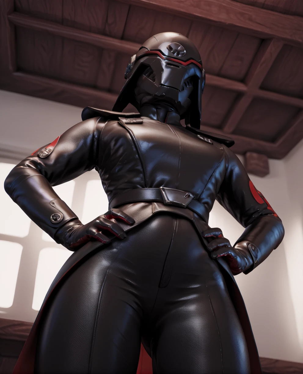 score_9,score_8_up,score_7_up,score_6_up,score_5_up,score_4_up,
Trilla,wearing helmet,from below,looking at viewer,hands on own hips,
armor,gloves,black bodysuit,belt,skin tight,
science fiction,indoors,sith,
<lora:Trilla:0.8>,solo,